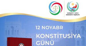12 Noyabr Konstitusiya günü münasibəti ilə xalqımızı təbrik edirik!